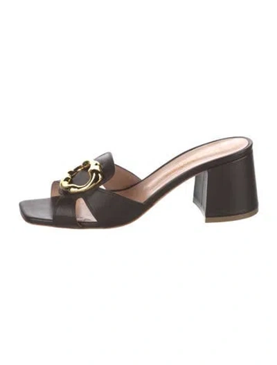 Pre-owned Rupert Sanderson Leather Sandals In Brown