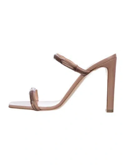 Pre-owned Rupert Sanderson Leather Sandals In Neutrals