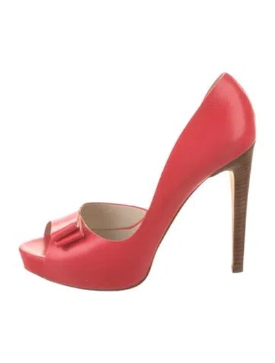 Pre-owned Rupert Sanderson Leather Sandals In Pink