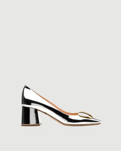 Rupert Sanderson Naxos Pump Silver