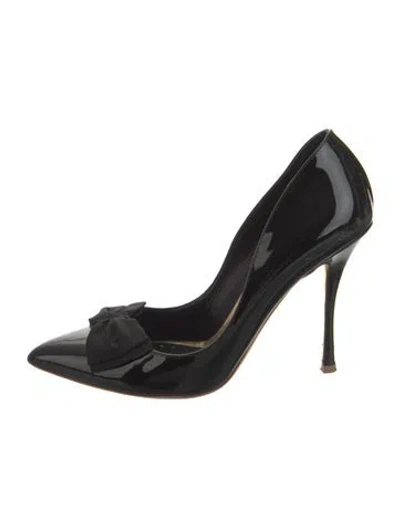 Pre-owned Rupert Sanderson Patent Leather Pumps In Black