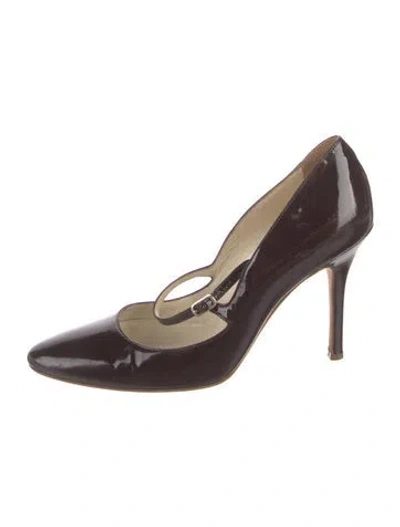 Pre-owned Rupert Sanderson Patent Leather Pumps In Brown