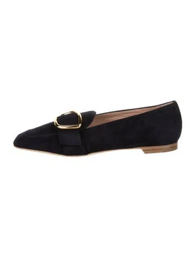 Pre-owned Rupert Sanderson Suede Loafers In Blue