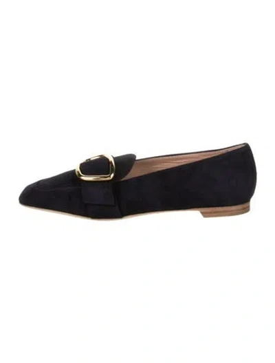 Pre-owned Rupert Sanderson Suede Loafers In Blue