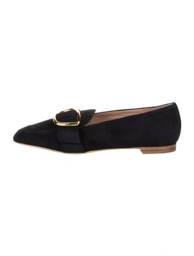 Pre-owned Rupert Sanderson Suede Loafers In Blue