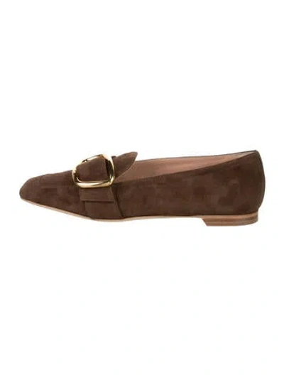 Pre-owned Rupert Sanderson Suede Loafers In Brown
