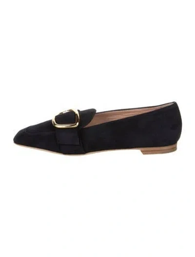 Pre-owned Rupert Sanderson Suede Loafers W/ Tags In Blue