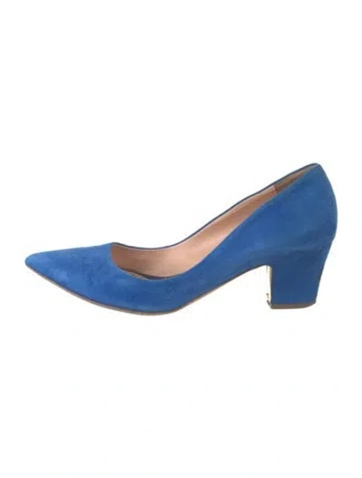 Pre-owned Rupert Sanderson Suede Pumps In Blue