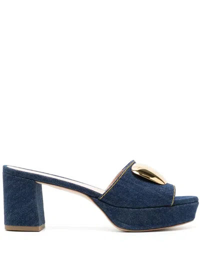 Rupert Sanderson Tritaz Sandalen In Blue