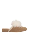 Rupert Sanderson Woman Mules & Clogs Beige Size 8 Shearling In Multi