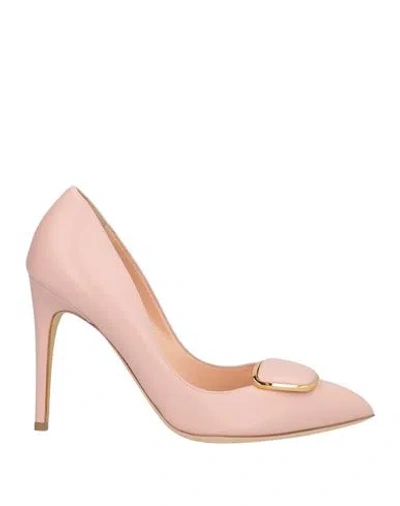 Rupert Sanderson Woman Pumps Pink Size 8 Leather