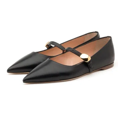 Rupert Sanderson Women's Innis Pointed Toe Flats In Black