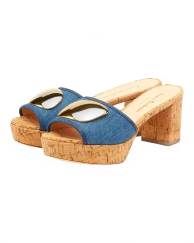 Rupert Sanderson Women's Merapi Heels In Denim In Blue