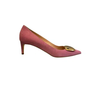 Rupert Sanderson Women's New Nora Sandal In Rose Suede