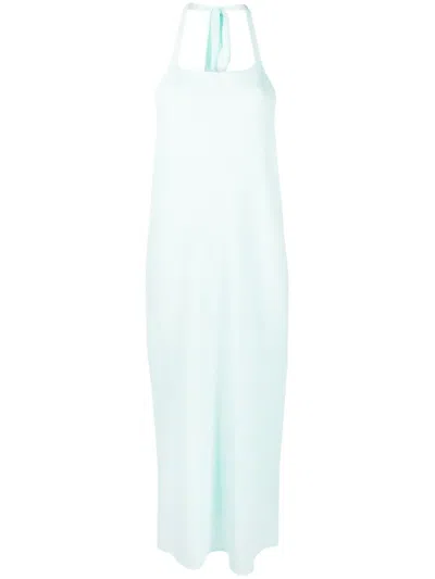 Rus Ayame Lurex Knit Midi Dress In Pastel Green