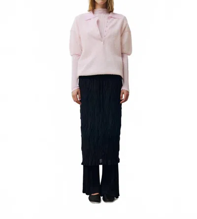 Rus Mantel Polo In Pale Pink