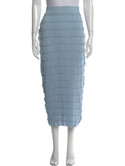 Pre-owned Rus Midi Length Skirt W/ Tags In Blue