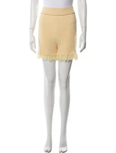 Pre-owned Rus Raw-edge Trim Pajamas In Yellow