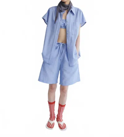 Rus Shingu Shorts In Salvia Blue