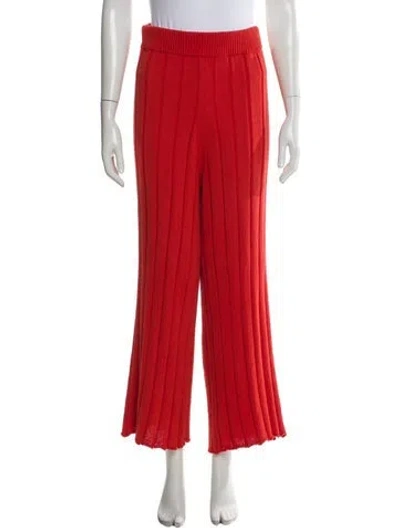 Pre-owned Rus Wide Leg Pants In Orange
