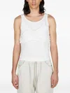 Rusfrcade Ean Layered Tank Top In White