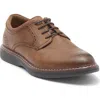 Rush By Gordon Rush Brogue Plain Toe Derby In Brown