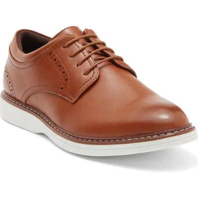 Rush By Gordon Rush Brogue Plain Toe Derby In Brown