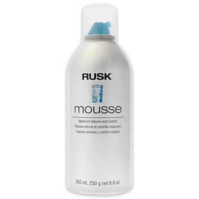 Rusk Maximum Volume And Control Mousse By  For Unisex - 8.8 oz Mousse In White