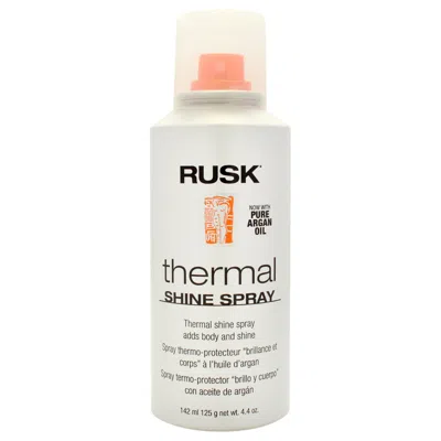 Rusk Thermal Shine Spray By  For Unisex - 4.4 oz Hair Spray In Transparent
