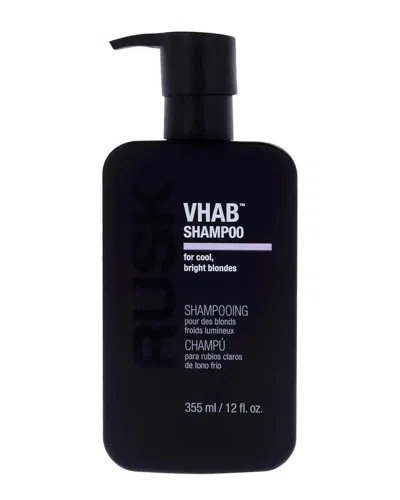 Rusk Unisex 12oz Vhab Shampoo In Black