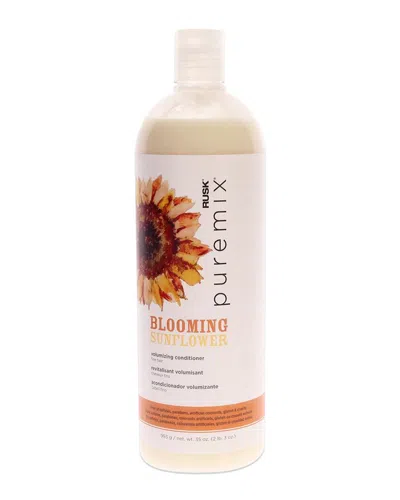 Rusk Unisex 35oz Puremix Blooming Sunflower Volumizing Conditioner In Transparent