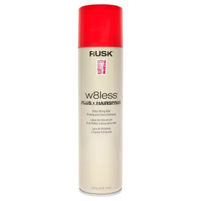 Rusk W8less Plus Extra Strong Hold Shaping And Control Hairspray By  For Unisex - 10 oz Hair Spray In White