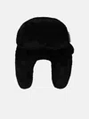 Ruslan Baginskiy 'aviator' Black Polyester Beanie In Black