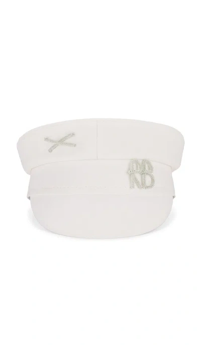 Ruslan Baginskiy Baker Boy Cap In 白色