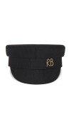 Ruslan Baginskiy Baker Boy Cap In Black