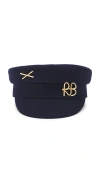Ruslan Baginskiy Baker Boy Hat With Logo In Black