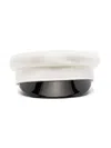 Ruslan Baginskiy Baker Boy Cap In White
