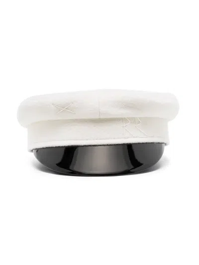 Ruslan Baginskiy Baker Boy Cap In White