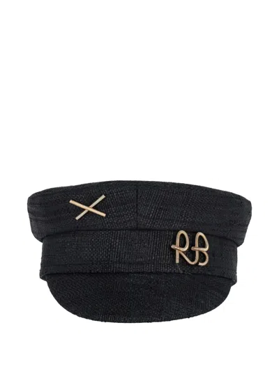 RUSLAN BAGINSKIY BAKER BOY EMBROIDERED BERET