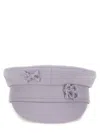 Ruslan Baginskiy Distressed Flat Top Cap With Short Brim