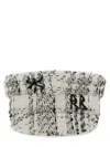 Ruslan Baginskiy Structured Short Brim Textured Fabric Hat In Gray