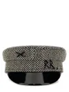 Ruslan Baginskiy Grey Wool Blend Hats In Black
