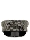 Ruslan Baginskiy Grey Wool Blend Hats In Black