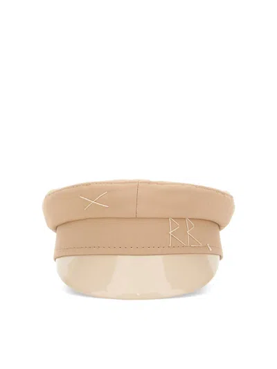 Ruslan Baginskiy Flat-topped Hat In Beige