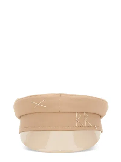 Ruslan Baginskiy Flat-topped Hat In Beige