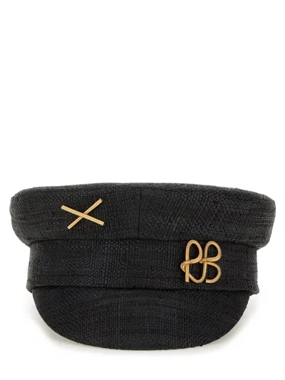 Ruslan Baginskiy Baker Boy Hat In Black