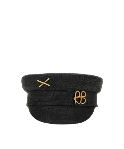 RUSLAN BAGINSKIY RUSLAN BAGINSKIY EMBELLISHED BAKER BOY HAT