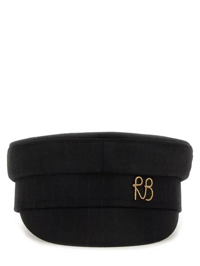 Ruslan Baginskiy Baker Boy Hat In Black