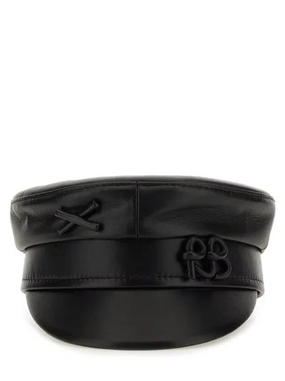 Ruslan Baginskiy Baker Boy Hat In Black