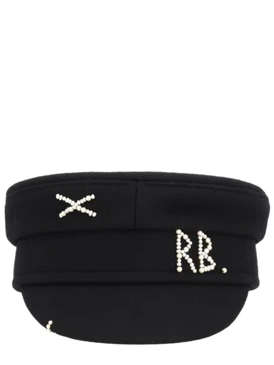 Ruslan Baginskiy Baker Boy Hat In Black